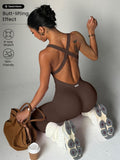 High-Intensity Nude Feel | Solid Color Backless Long