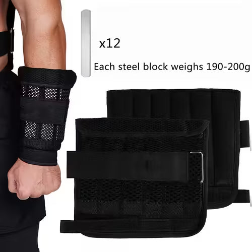 1 Pair Adjustable Wrist And Ankle Weights for Fitness