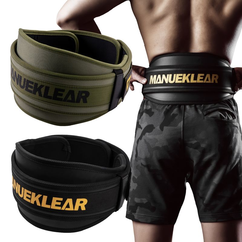MANUEKLEAR Compact Fitness Belt | Weightlifting Belt