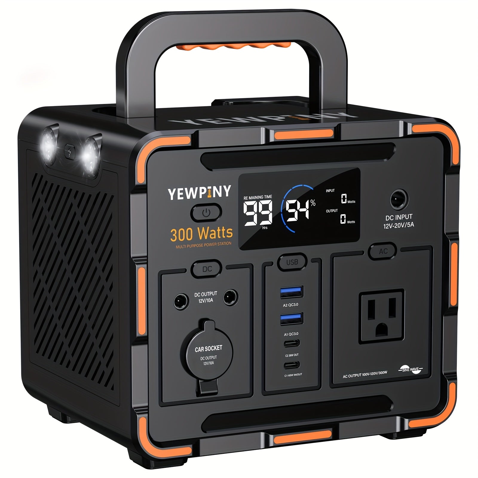300W/600W YEWPINY Portable Power Station