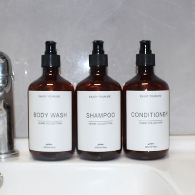 Shampoo And Conditioner Dispenser Set