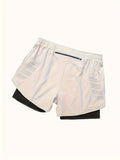 Men's Sports Shorts Fake Two Double-Layer Running
