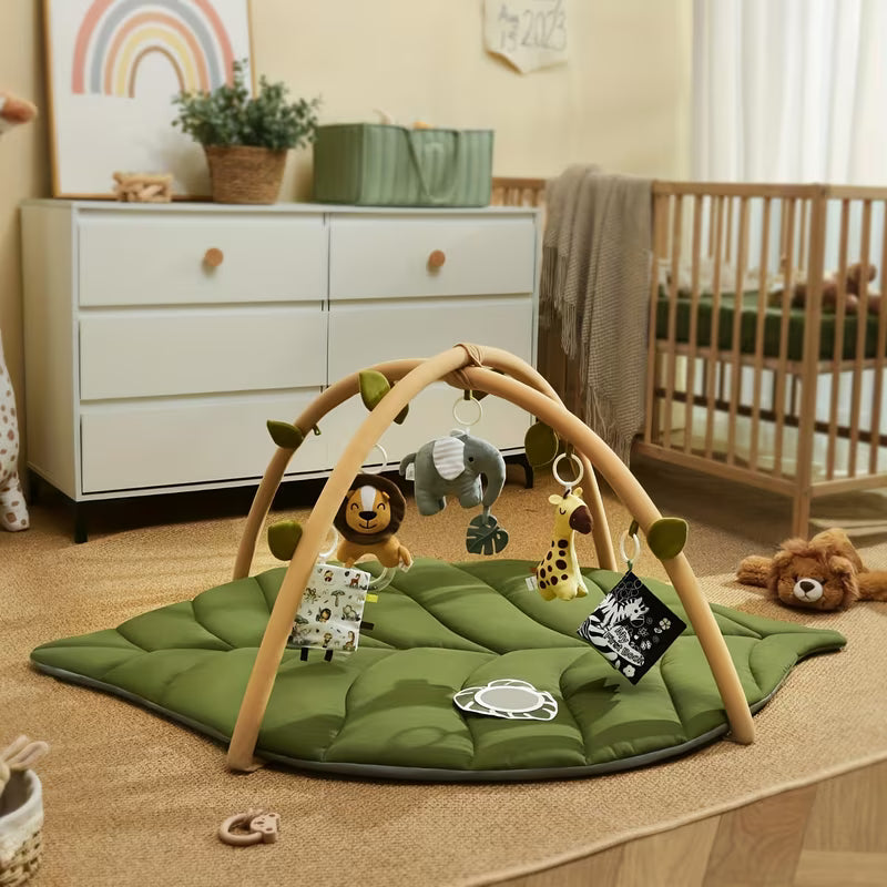 Baby Playmat Gym/Activity Leaf Mat/Tummy Time Mat W5