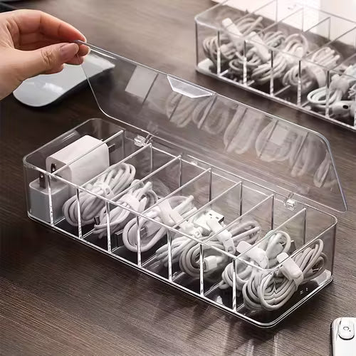 Organize Your Cables & Keep Them Dust-Free with This