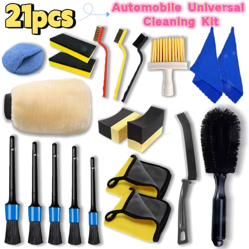 Car And Motorcycle Cleaning Kit Microfiber Glove Multi