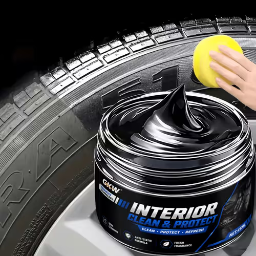 Tire Wax Plastic Care Compound | Gloss Restoration