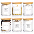 4pcs/6pcs Pad Holder Bathroom Container