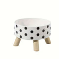 Raised Stainless Steel Cat Bowl with Neck Protection
