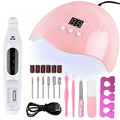 Nail Studio Set This Nail Kit Combines a Lamp And a