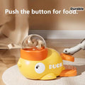 Interactive Pet Feeder Toy Shaped Like a Duck