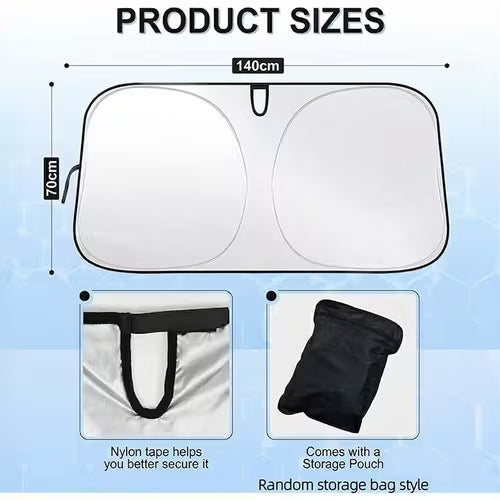 High-Quality Portable Sunshade for Car Windshields