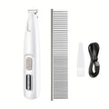 Electric Dog Paw Trimmer with LED Light | Rechargeable