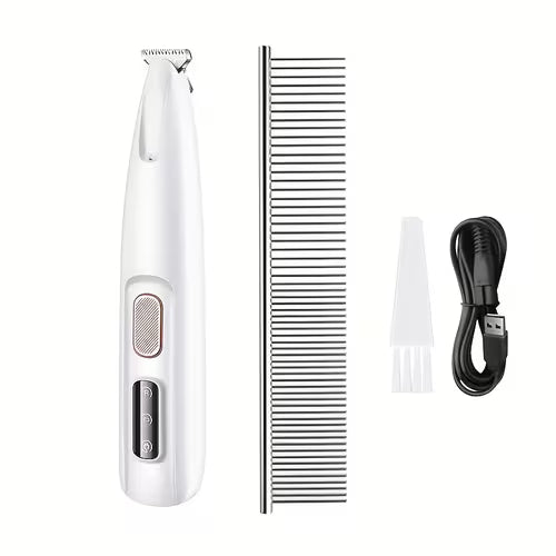 Electric Dog Paw Trimmer with LED Light | Rechargeable