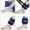 2pcs Adjustable Weighted Ankle Wrist Support Bands: