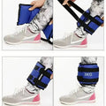 2pcs Adjustable Weighted Ankle Wrist Support Bands: