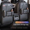 1pc Front and Rear Car Seat Back Organizer with Two