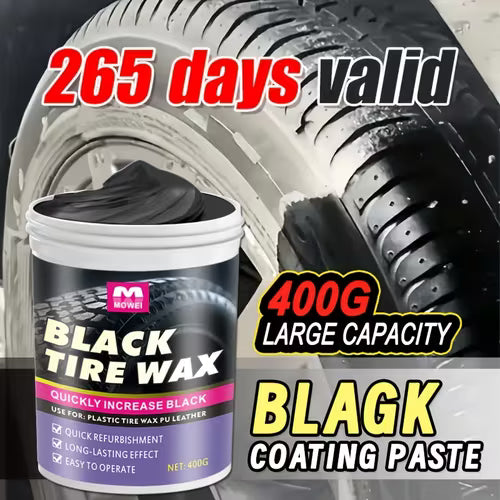 Premium Tire Shine Paste - Ceramic-Infused Coating