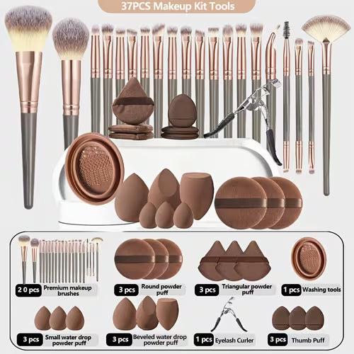 37pcs Makeup Tool Gift Set | 20pcs Makeup Brush Set