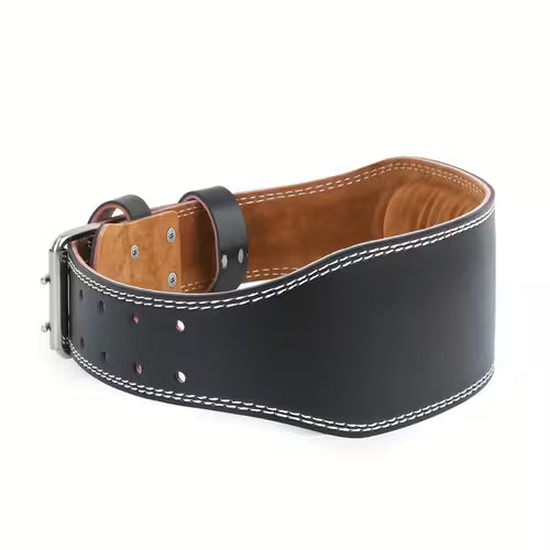 Adjustable PU Weight Lifting Belt - 4in-6in Padded for