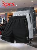 3pcs Men's Outdoor Sports Casual Shorts