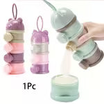 1pc Baby Portable Four Layer Milk Powder Box
