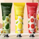 3pcs Fruit Hand Cream Lemon Grapefruit Avocado Essence