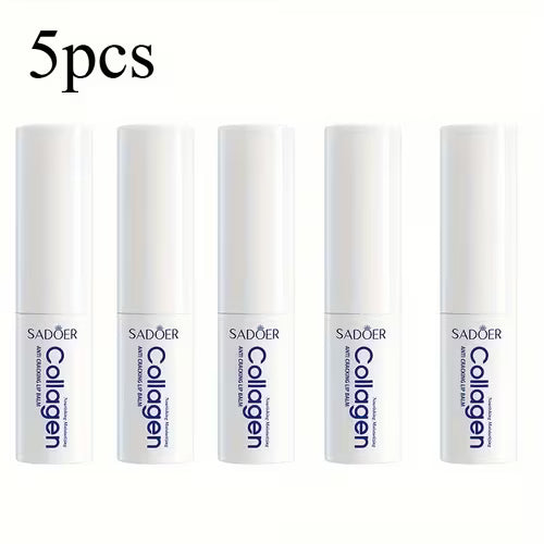 5pcs Collagen Lip Balm Set - Moisturizing and