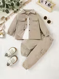 Baby Boy Autumn Winter Casual Trendy Corduroy Long