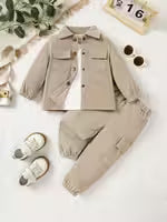 Baby Boy Autumn Winter Casual Trendy Corduroy Long