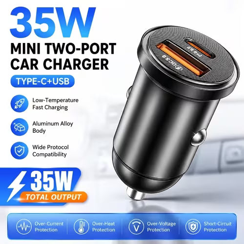 35W Max Dual Port Car Charger