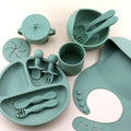 12pcs Baby Feeding Set with Divided Plate