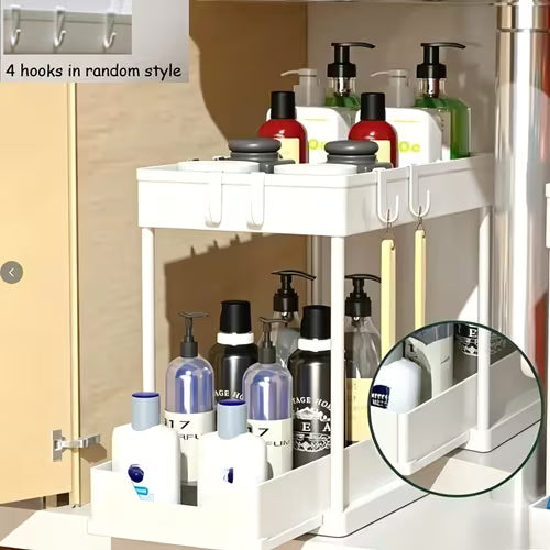 Pull-Out Kitchen Storage Rack