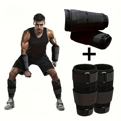 4pcs Adjustable Ankle/Wrist Weights