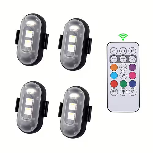 1/2/ 4pcs USB rechargeable LED decorative lights