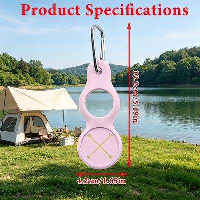 2/4pcs Heavy-Duty Portable Hanging Water Bottles Clip