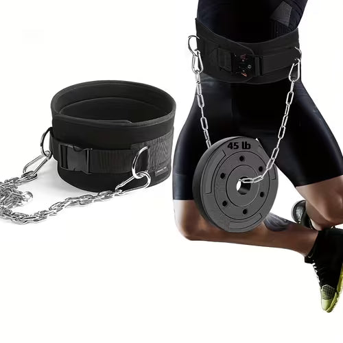 Sturdy Dip Belt for Lifting Weights - Supports Up to