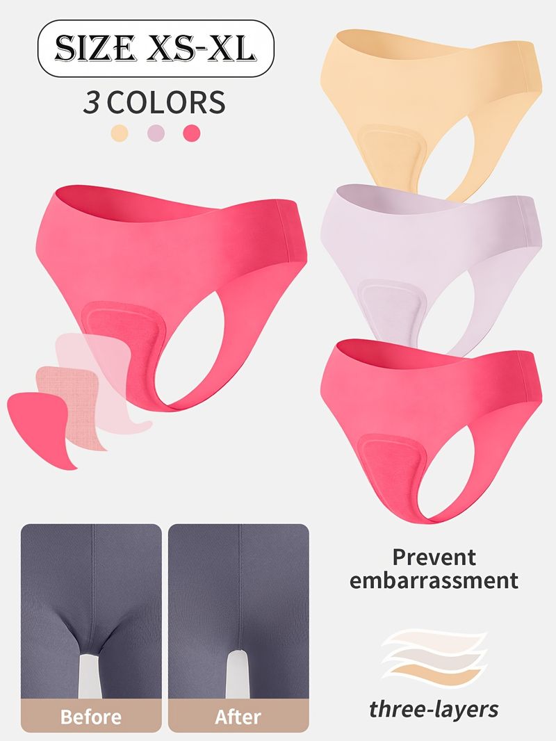 3-Pack of Underwear with Soft Padding in The Crotch to