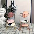 1pc Stainless Steel Makeup Sponge Rack