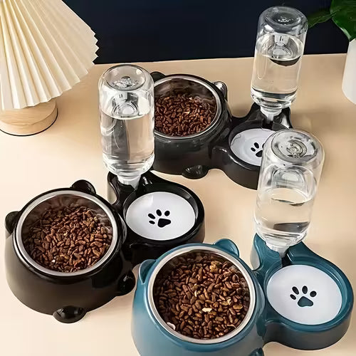 2-In-1 Automatic Pet Feeder And Water Dispenser
