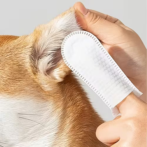 52pcs of Pet Cleaning Finger Wipes