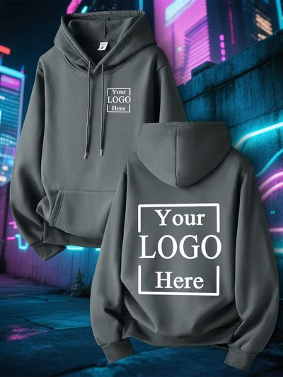 Customizable Men's Hoodie Suitable for Daily Wear And