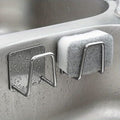 1pc Stainless Steel Kitchen & Bathroom Organizer