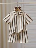 Boys' Outdoor Striped / Casual Fashion Button-Decor