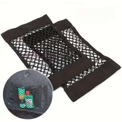 2pcs Car Trunk Storage Net with Multi-Functional Mesh