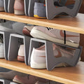 5-Pack/10-Pack Space-Saving Double Layer Shoe Rack