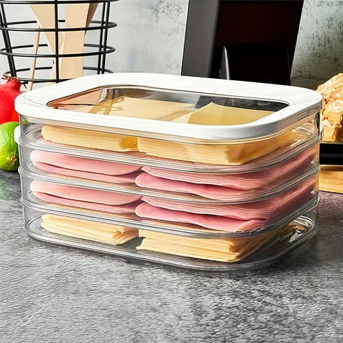 3Tier Stackable Food Storage Containers