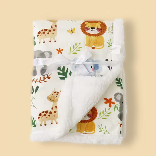 1pc Baby Spring/Autumn Double-Layer Printed Geometric