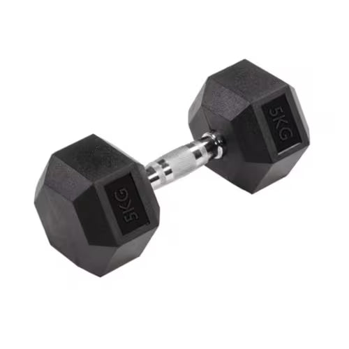 LocalRubber Hex Dumbell 5 kg