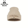Minimalist Little Bean Newborn Baby Embroidered Beanie