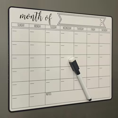 1 Set Refrigerator Magnet Memo Board/1pc Magnetic